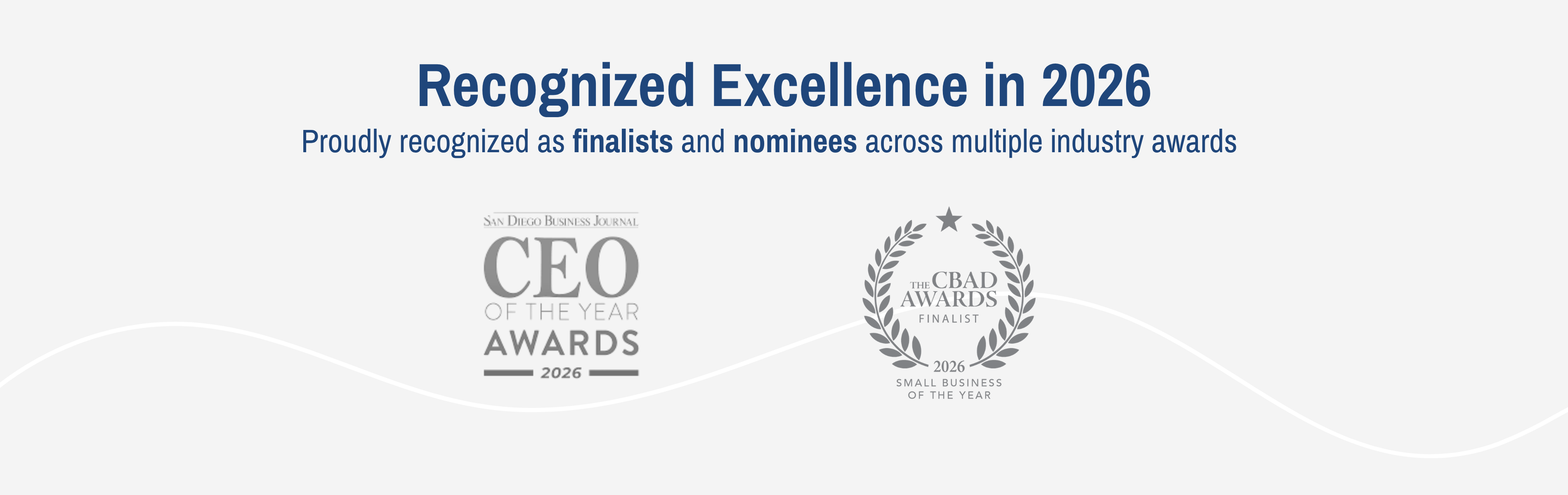 Award nominations banner